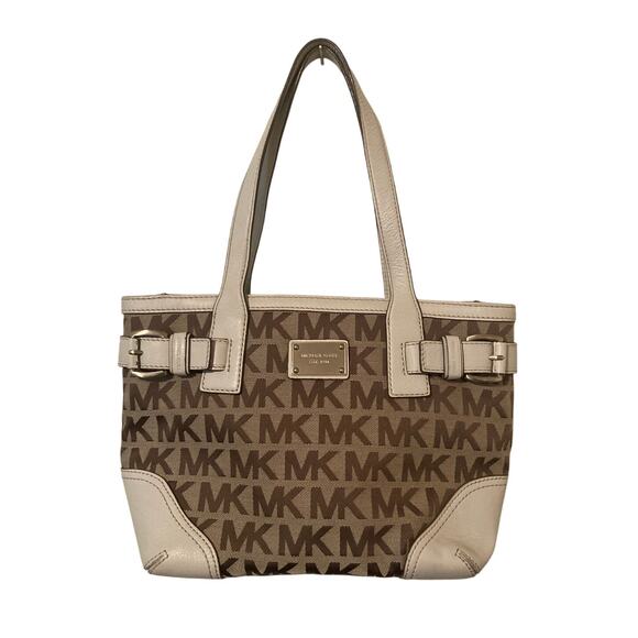 Michael Kors Signature Fabric Millbrook Tote - Hand Bag - Purse - Picture 1 of 11